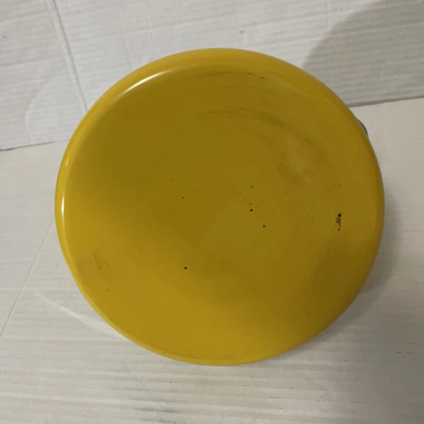 Kitchen Aid Citrus Sunrise Kettle C Handle Enamel Trim Bandsome Yellow Retro