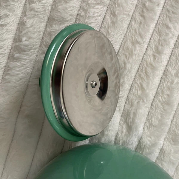 Vintage Fiesta Enamelware Tea Kettle Sea Mist Green Copco Homer Laughlin Enamel