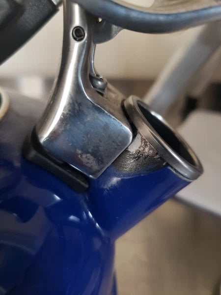 KitchenAid 2 Qt Blue Enamel Whistling Tea Kettle Pot Blue Parts Only Or Repair