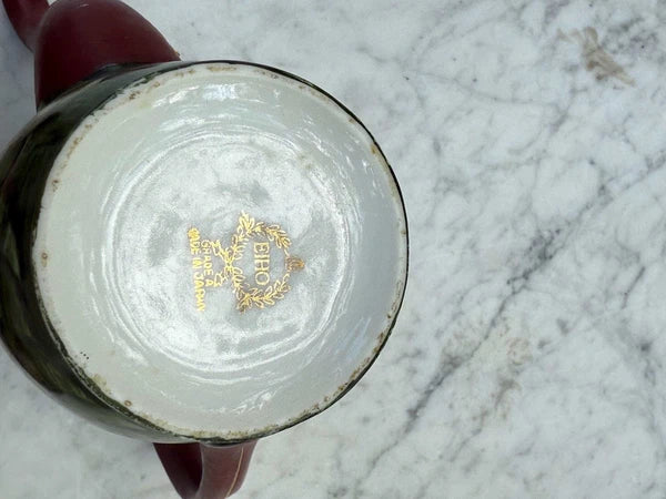 Vintage Hand-Painted Japanese Tea Set – Kutani Moriage Dragon Design, Made in Ja