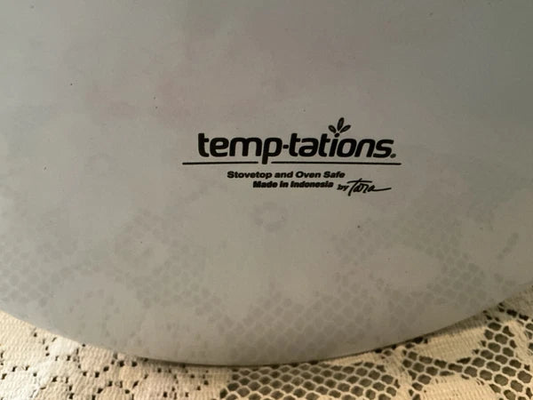 New Temp-tations 2.3-qt Enamel on Steel Tea Kettle Autumn.Fall Seasonal