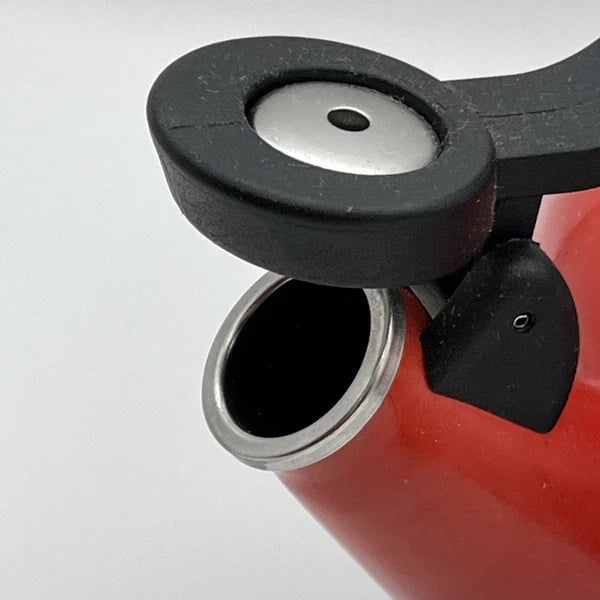 Le Creuset Tea Kettle Teapot Red Ombre Enamel Steel 1.7 Quart