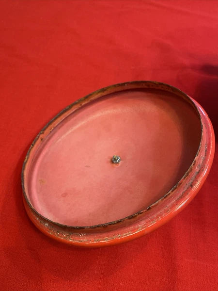 Enamel Ware Large Tea Kettle/ Rooster