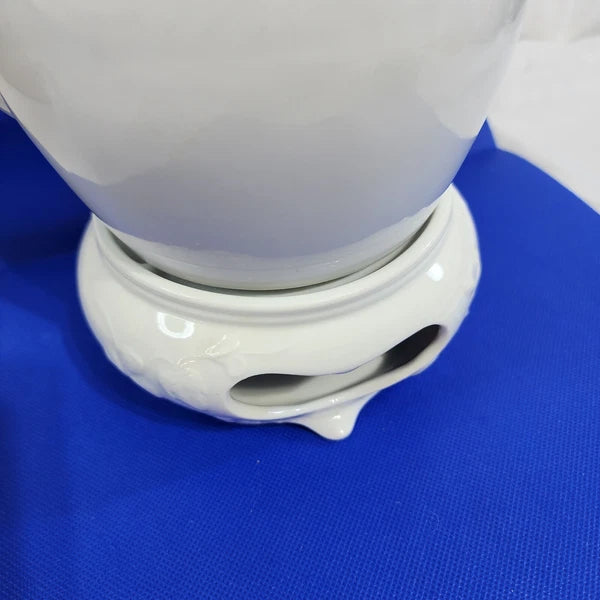 Laslo Mikasa Midori teapot with bamboo handle and tealight warming stand