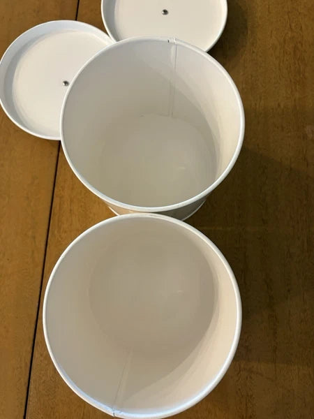 2 Hearth and Hand Magnolia Kitchen Canisters Enamel Steel Metal w/Lid