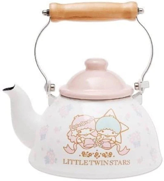 Little Twin Stars m21N  Enamel Tea Kettle Kikirara
