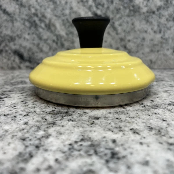 Replacement Le Creuset Yellow Enamel 1.7 Quart Metal Teapot LID