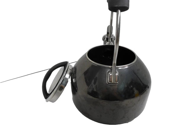 CHANTAL Whistling Tea Kettle 2 quart Steel / Enamel Dark Gray