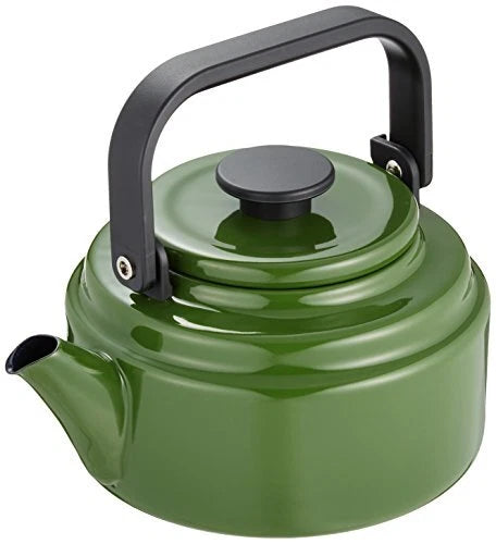 Nodahoro Amkettle Japanese Kettle Enamel 2.0L Green AM-20KG 23 x 18.2 x 19.5 cm