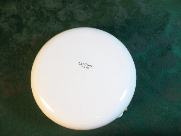 2.5 QT Adorable Vintage Century Holstein Cow Enamel Tea Kettle w/Wooden Handle