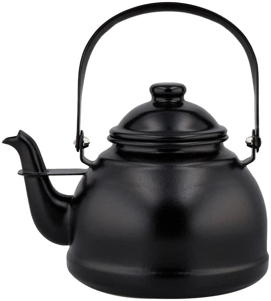Haas design's kettle matte black 1.7L mini retro kettle MRTK-02 Made in Japan