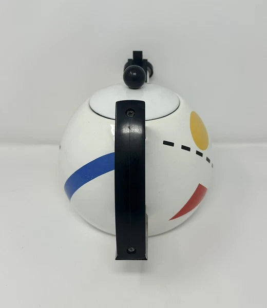 1985 Sam Lebowitz Post Modern Memphis Style Teapot
