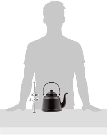 Hearth Designs Enamel Kettle 2.3L Matte Brown RTK-04 Made in Japan