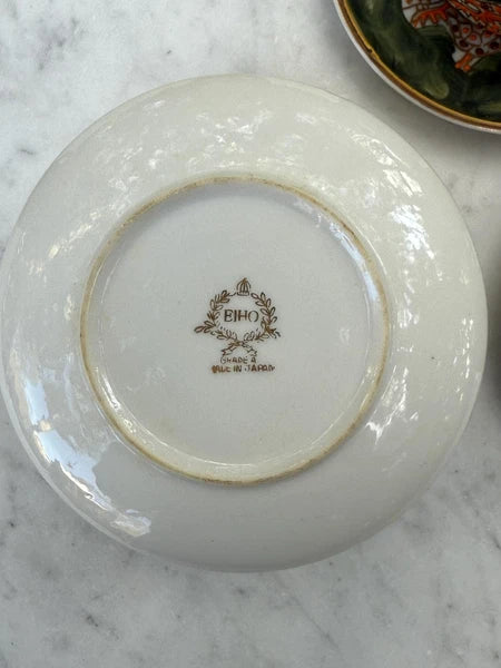 Vintage Hand-Painted Japanese Tea Set – Kutani Moriage Dragon Design, Made in Ja